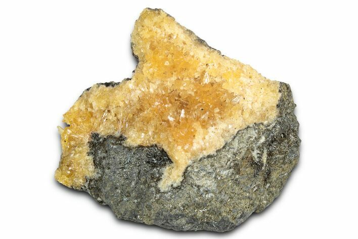 Intense Orange Calcite Crystal Cluster - Poland #332038